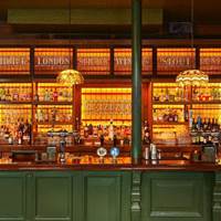 The bar at The Parakeet