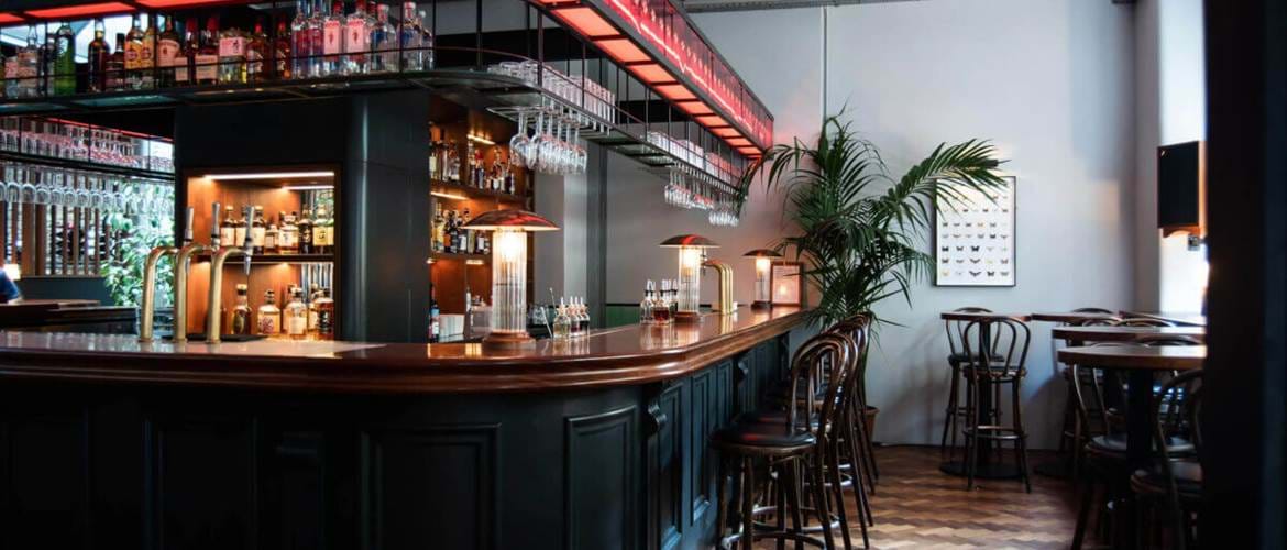 The bar at Apothecary East