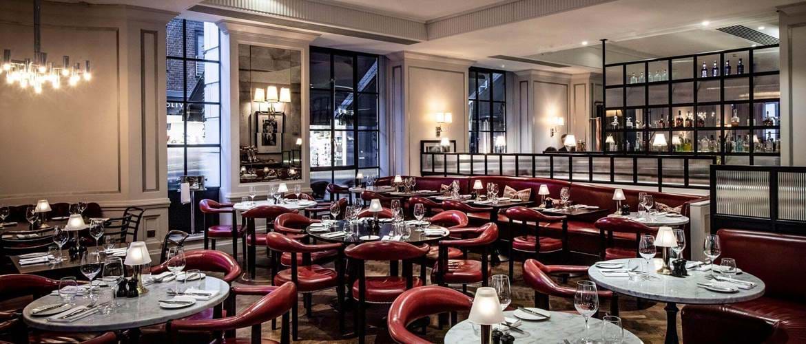 Restaurant at Marylebone Hotel, 108 Brasserie, Breakfast in Marylebone, Brunch in London