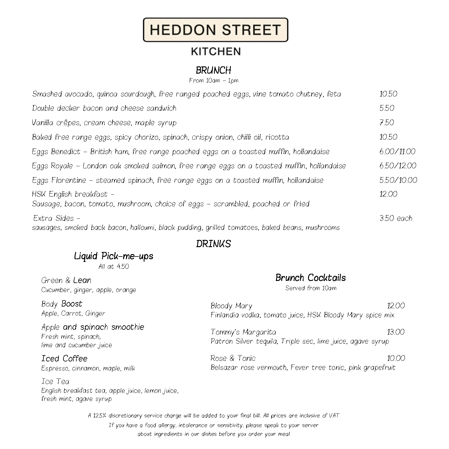 Heddon Street Kitchen, London | Book Brunch