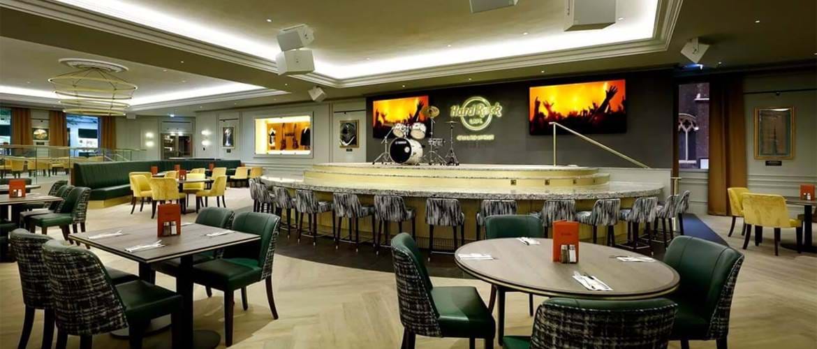 Inside the Hard Rock Cafe - Oxford Street