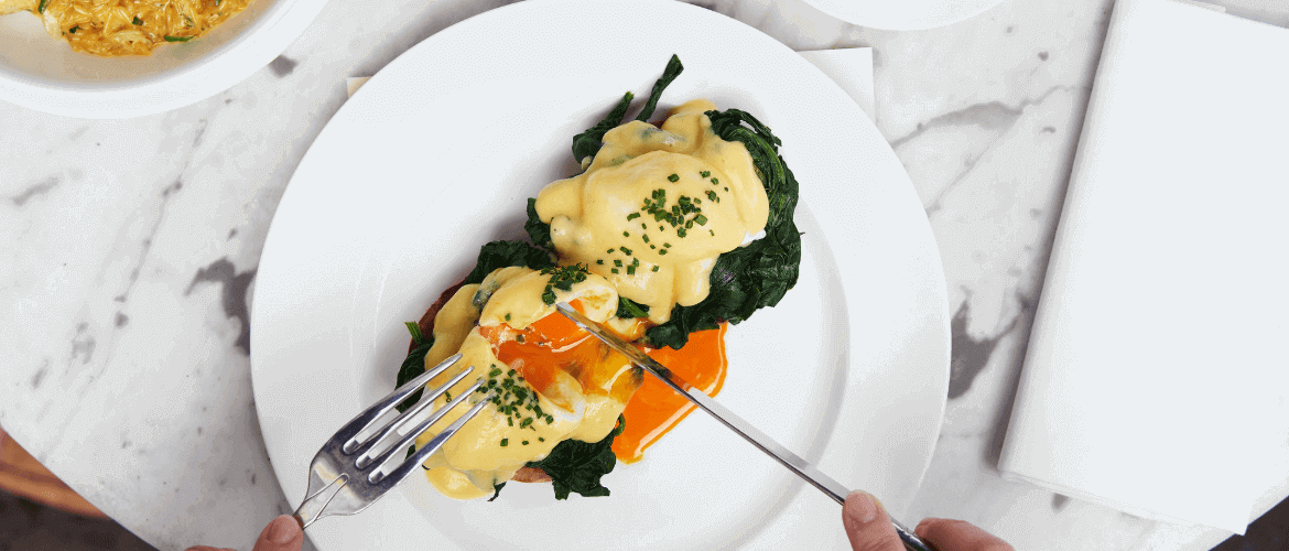 Eggs Benedict at Dean Street Townhouse