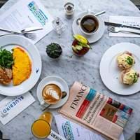 Breakfast at Bluebird Chelsea Cafe