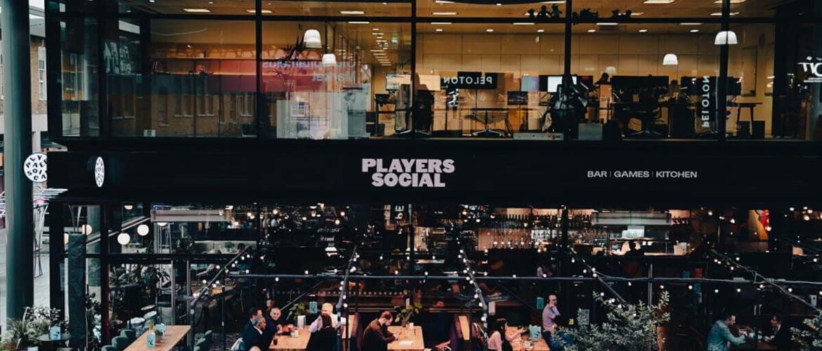 Interior of Players Social