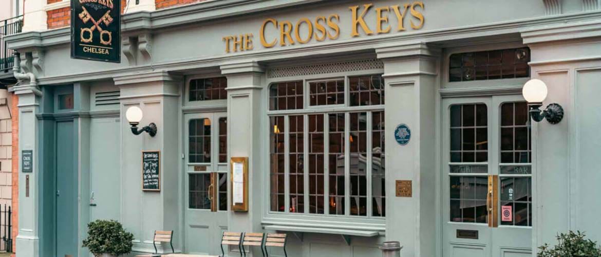 Exterior of The Cross Keys, Chelsea