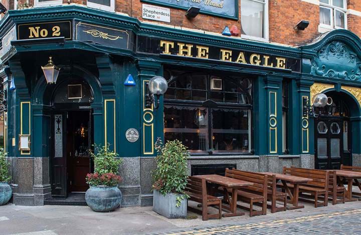 Exterior of The Eagle Hoxton