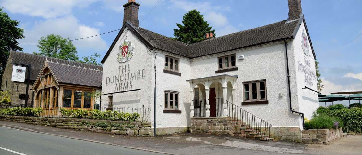 Exterior of The Duncombe Arms