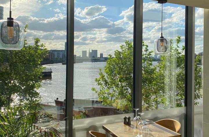 View over the Thames from The Oystercatcher