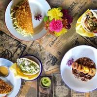Dishes at Arepa & Co