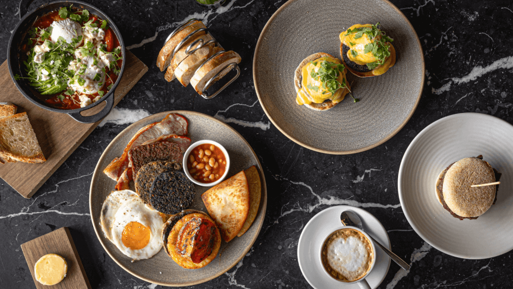 Breakfast Spread at Bread Street Kitchen