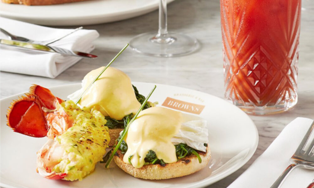 Browns Lobster Benedict