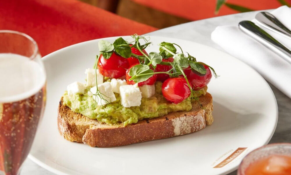 Browns Smashed Avocado on Toast