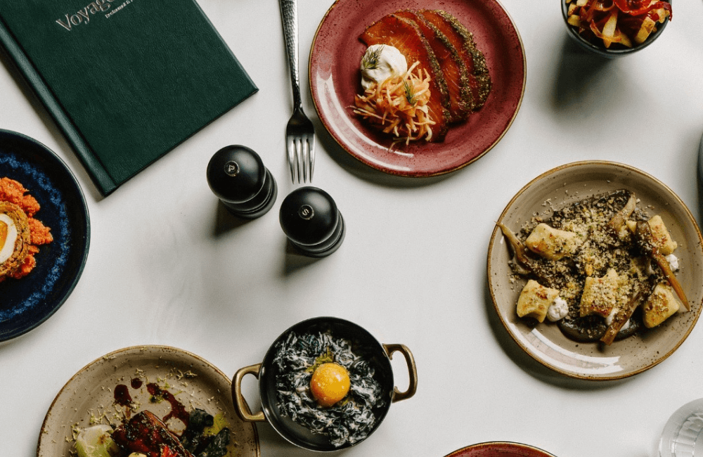 Three Course Set Menu Dishes at at Voyagers Liverpool