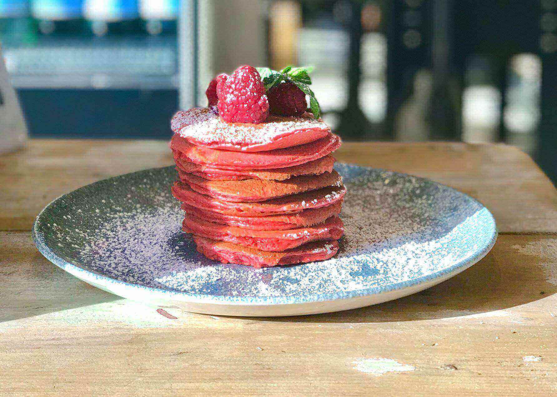 Eusebi Beetroot Pancakes in Glasgow