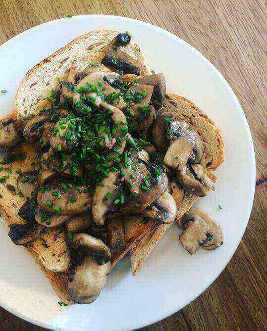 Mushrooms on Toast, Vegan Brunch in Bristol