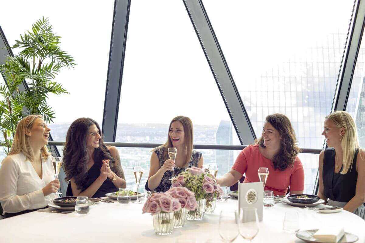 Group Brunch at The Gherkin | 10 best spots to Brunch with a view in London