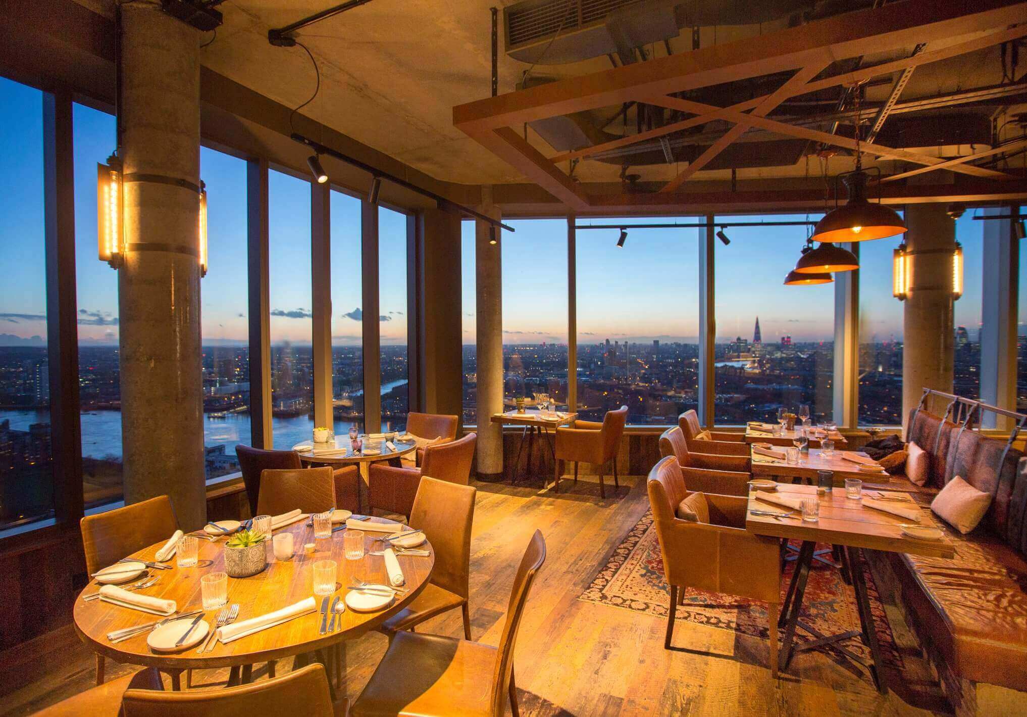 View from Bokan | 10 best spots to Brunch with a view in London