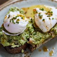 Poached Eggs and Avocado at The Hydrant