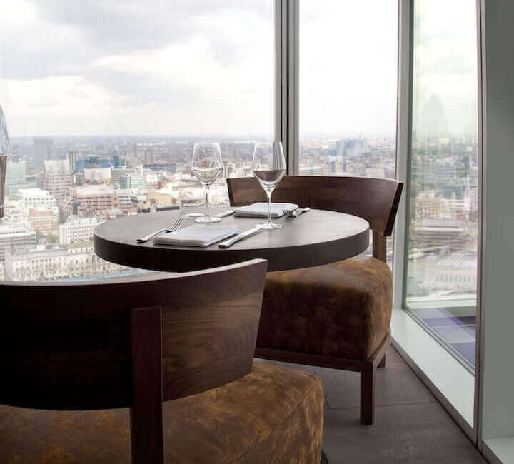 Oblix at the Shard View | 10 best spots to Brunch with a view in London