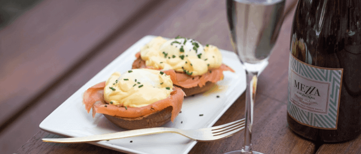 Eggs Royale at The Bishop