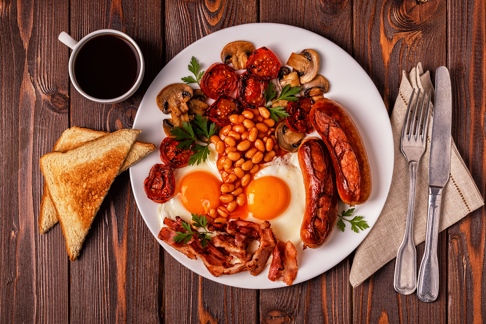 What is the nation's favourite fry up item