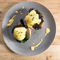 Eggs Florentine at The Faber Fox - Crystal Palace, London