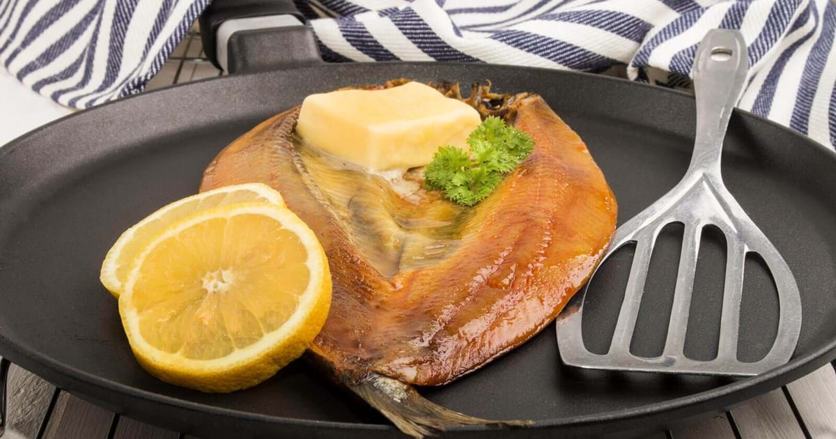 Hot Tea Smoked Trout With New Potato Rocket Salad Recipe Bbc Good Food Recipes Recipes Smoked Barbecue Recipes