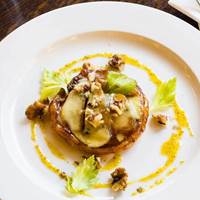 Blue Cheese and Pear Tartin at Cambridge Chop House